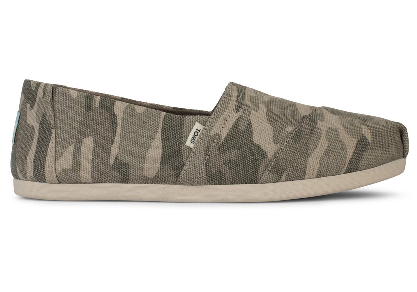 Toms Espadryle Damskie Szare - Alpargata Camo - 54GXYMBWU